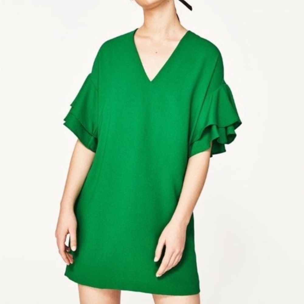Green Zara Dress